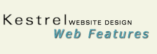 Kestrel Website Design - Web Features